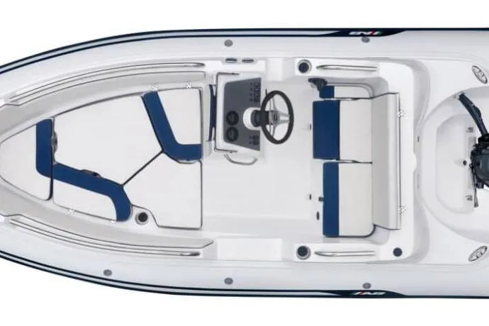 Slide: The Image of AB Inflatables Nautilus 15 DLX 2026 boat interior view. - 2