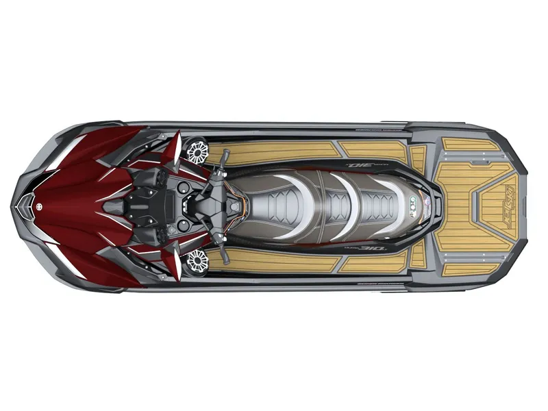 Slide: The Image of 2026 Kawasaki Jet Ski Ultra 310LX in a showroom. - 4