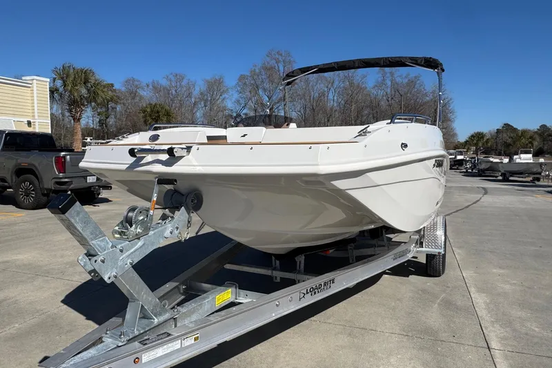 Slide: The Image of 2026 Starcraft SVX 171 OB boat on trailer outdoors. - 4