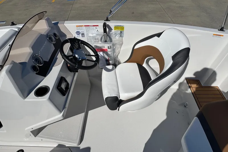 Slide: The Image of Interior view of the 2026 Starcraft SVX 171 OB boat. - 7