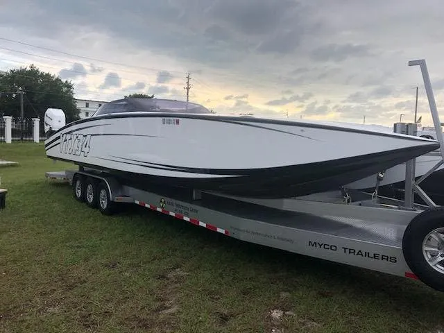 Slide: The Image of Victory Boats 34 VTX Cat 2020 - 2