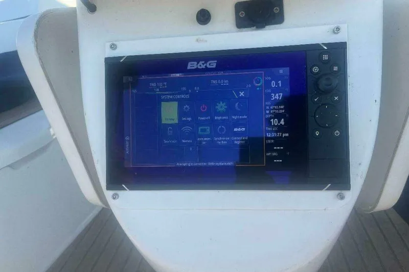 Slide: The Image of B&G navigation system on 2007 Jeanneau Sun Odyssey 39i sailboat. - 13