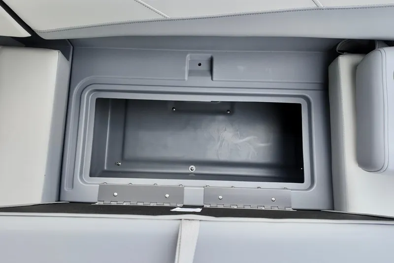Slide: The Image of Storage compartment in 2026 Sylvan A-22 LZ DH SPORT boat interior. - 14