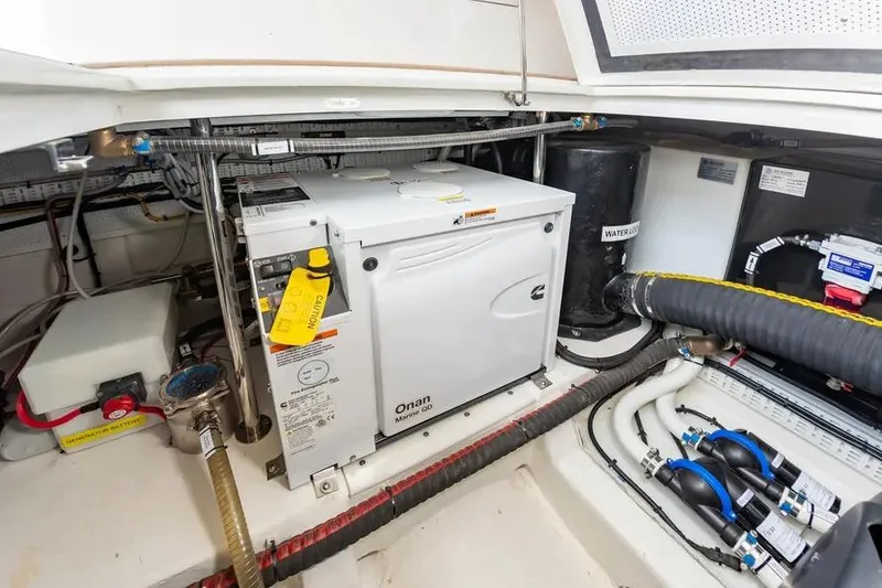 Slide: The Image of Engine room of 2023 Pescador 35 boat with Onan Marine QD generator. - 46