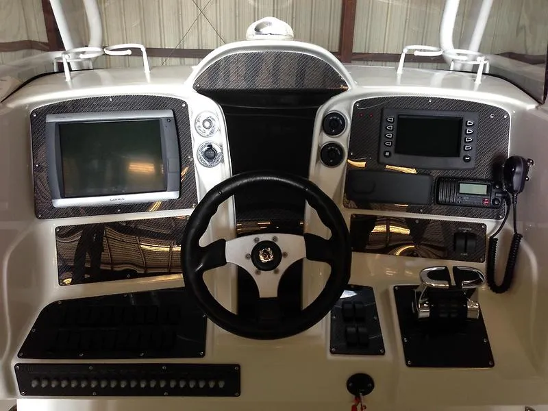 Slide: The Image of Deep Impact Powerboats Inc. Open Twin Seven Marine 557's 2010 - 2