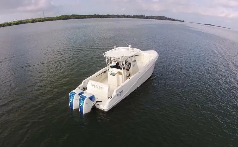 Slide: The Image of Deep Impact Powerboats Inc. Open Twin Seven Marine 557's 2010 - 6