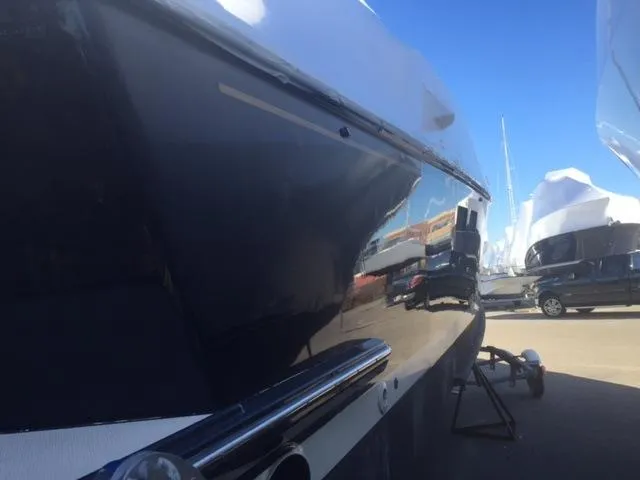 Slide: The Image of Side view of Island Packet Craft Express 360 yacht, year 2002. - 9