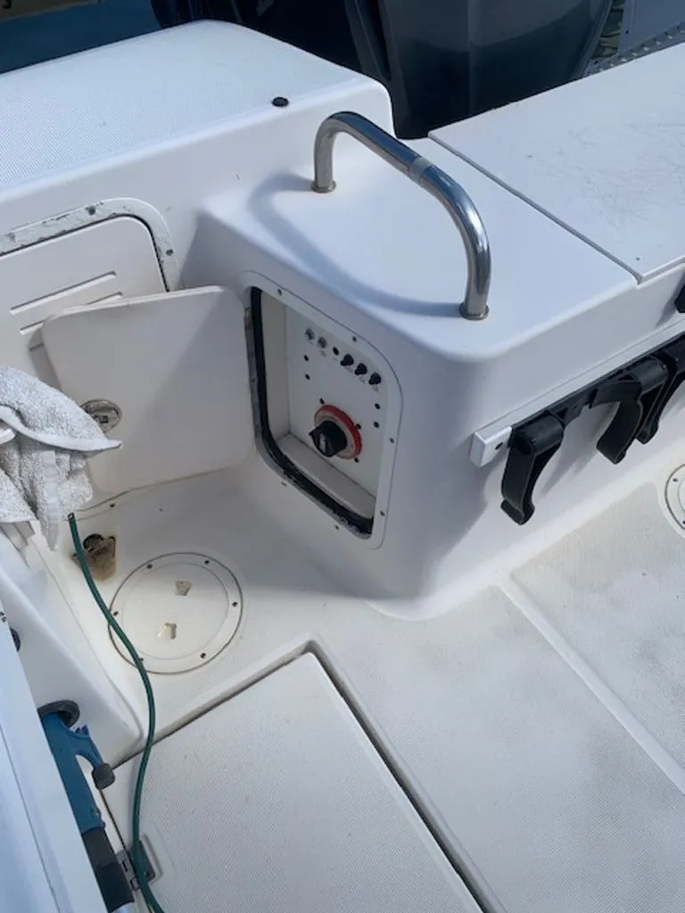 Slide: The Image of Interior view of a 2005 Robalo R235 WA boat. - 6