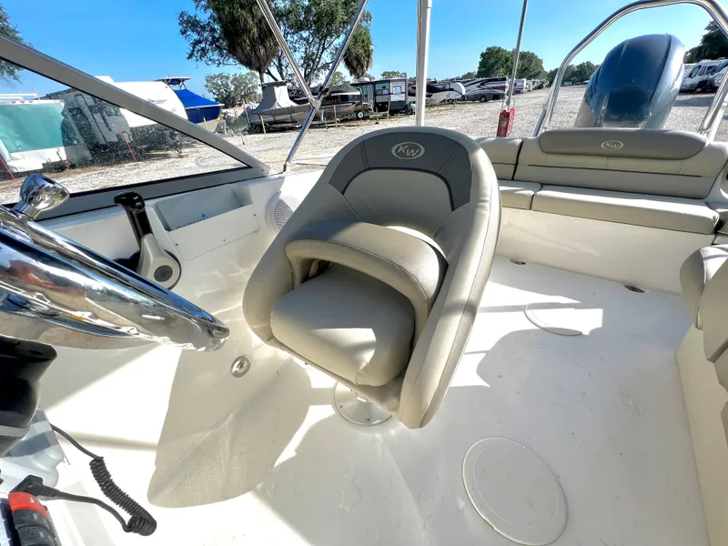 Slide: The Image of 2021 Key West 203 DFS boat interior with seating. - 20