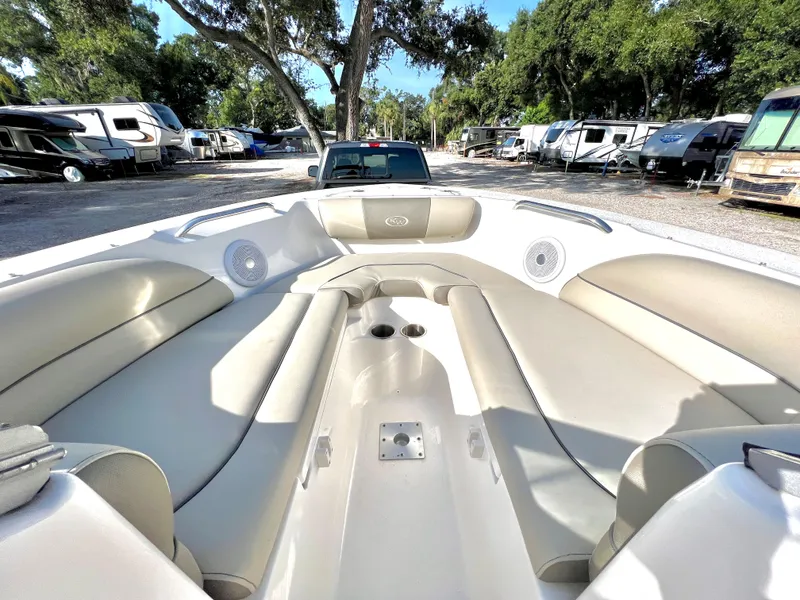 Slide: The Image of Interior view of a 2021 Key West 203 DFS boat. - 22