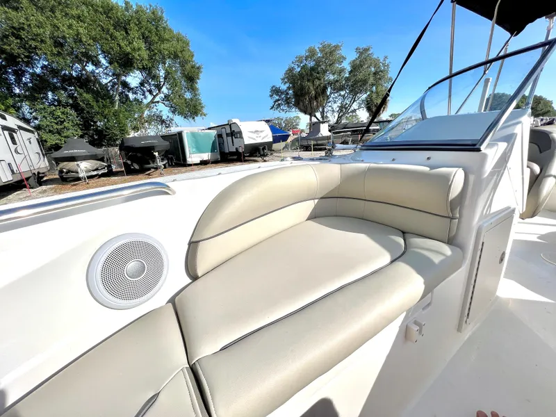 Slide: The Image of Interior view of a 2021 Key West 203 DFS boat. - 26