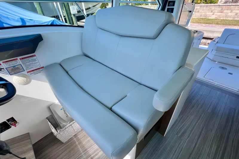 Slide: The Image of 2018 Cruisers Yachts 41 Cantius interior with plush seating and modern design. - 72
