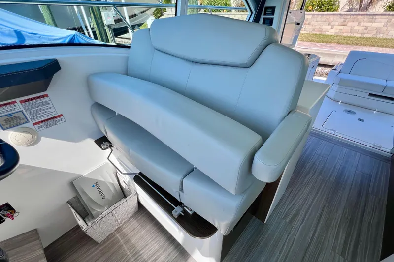 Slide: The Image of 2018 Cruisers Yachts 41 Cantius interior with plush seating and modern design. - 73