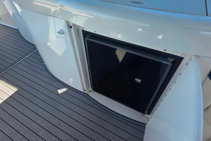 Slide: The Image of 2002 Formula 370 Super Sport boat interior with Norcold refrigerator. - 15