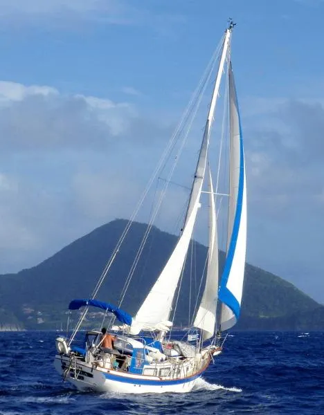 Slide: The Image of DOWNEAST YACHTS Downeaster 38 Cutter 1979 - 0