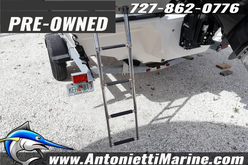 Slide: The Image of Pre-owned 2019 Sea Ray SPX 190 Outboard boat with trailer, contact Antonietti Marine. - 8