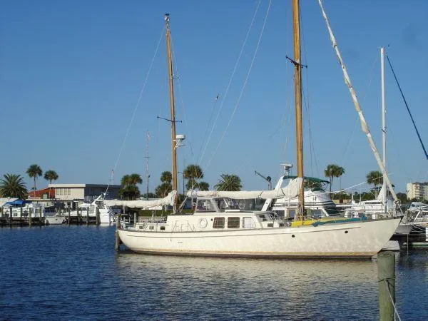Slide: The Image of Sparkman and Stephens Motorsailer 1966 - 0