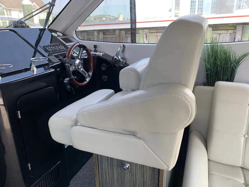 Slide: The Image of Interior of a 2019 Silverton 4100 SC boat. - 16