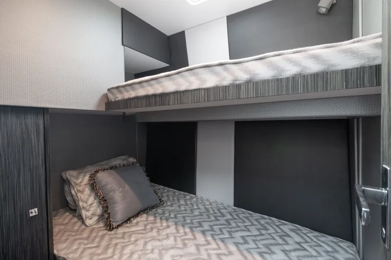 Slide: The Image of Interior of 2019 Silverton 4100 SC with bunk beds. - 41