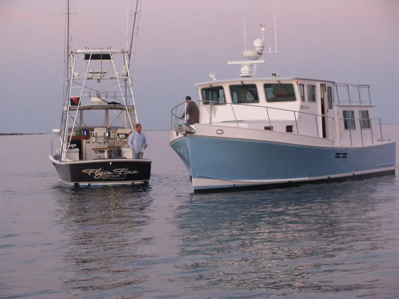 Slide: The Image of Wayne Beal 40 Fast Trawler 1999 - 1