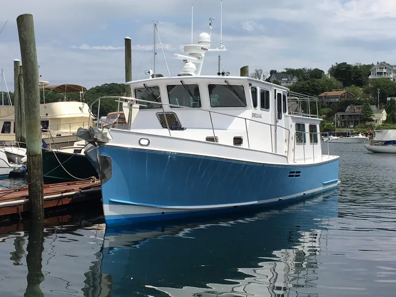 Slide: The Image of Wayne Beal 40 Fast Trawler 1999 - 2