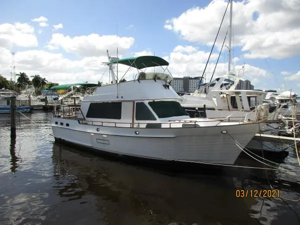 Slide: The Image of Island Gypsy 44 Flush Aft Deck 1987 - 0