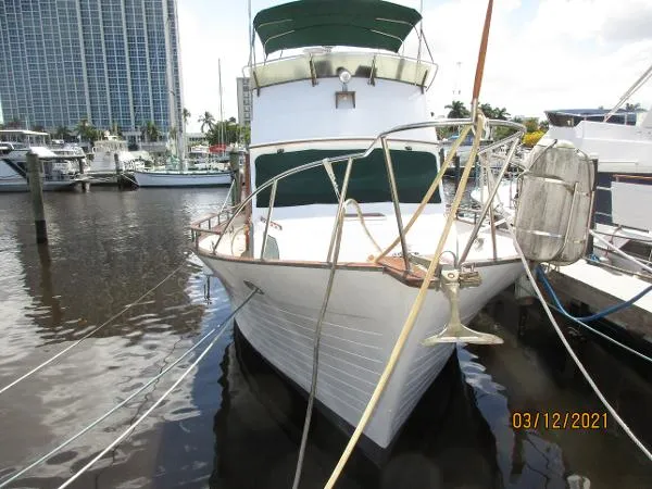 Slide: The Image of Island Gypsy 44 Flush Aft Deck 1987 - 1