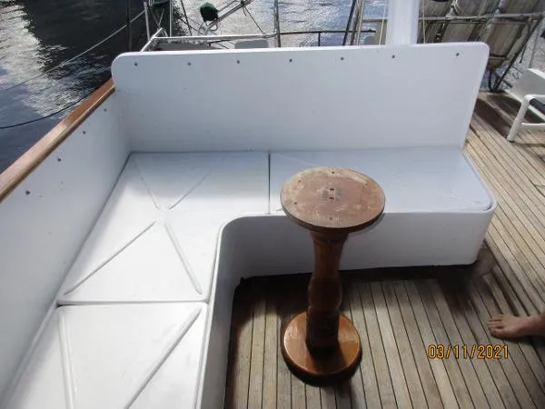 Slide: The Image of Island Gypsy 44 Flush Aft Deck 1987 - 7