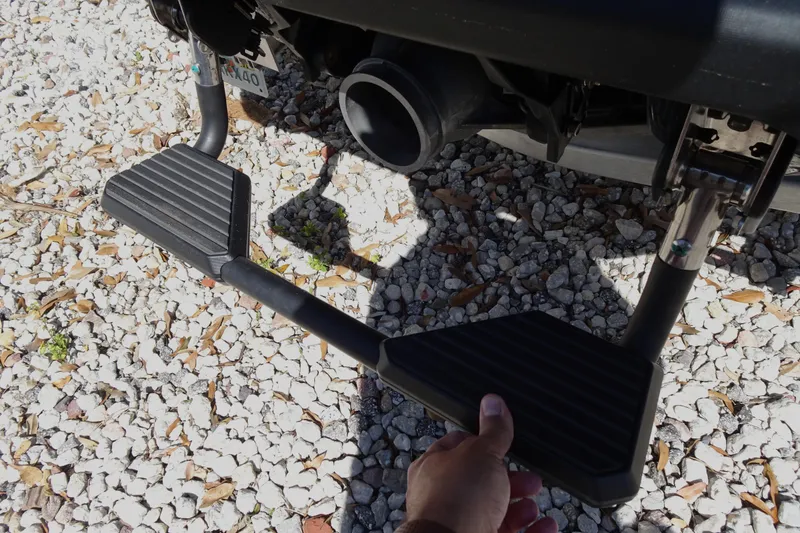 Slide: The Image of 2024 Yamaha WaveRunner VX Cruiser rear step on gravel surface. - 7