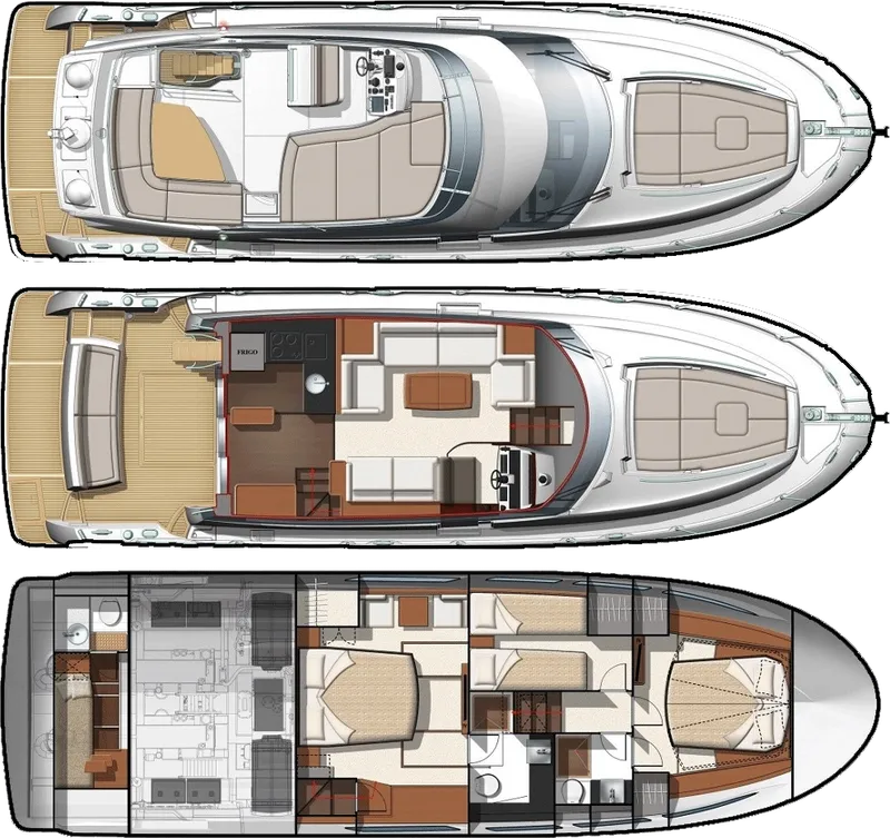 Slide: The Image of Jeanneau Prestige 500 Flybridge 2014 - 2