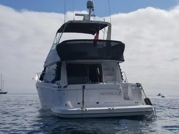 Slide: The Image of Carver Yachts Voyager Pilothouse 450 1999 - 1
