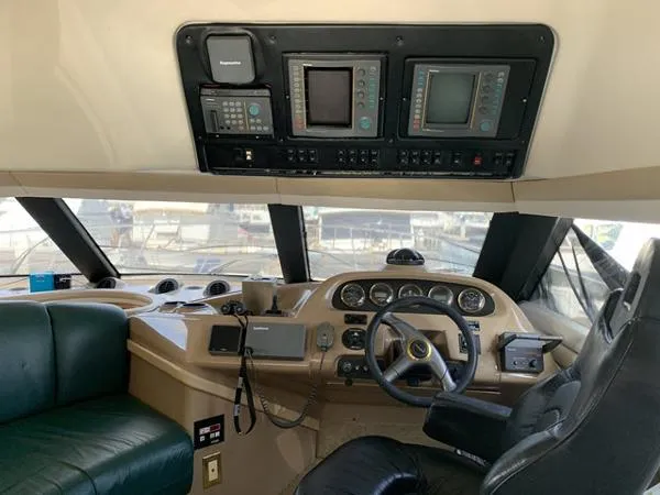 Slide: The Image of Carver Yachts Voyager Pilothouse 450 1999 - 9