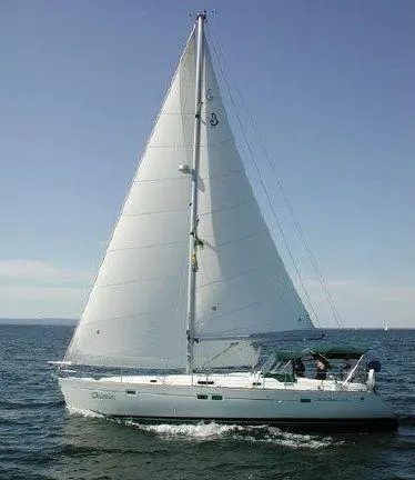 Slide: The Image of Beneteau 411 No Hurricane Damage! 1999 - 1