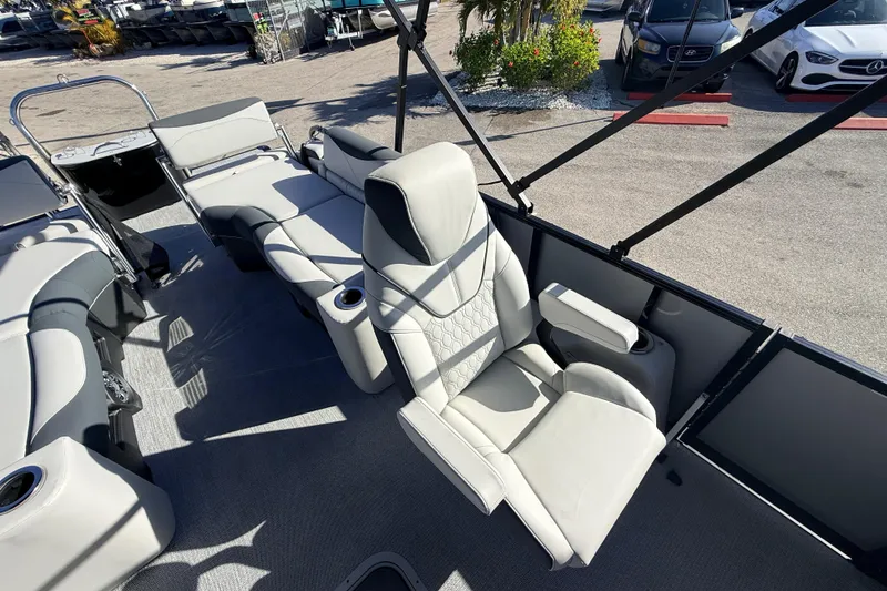 Slide: The Image of 2026 Avalon 2385 LSZ Quad Lounger interior with luxurious seating and modern design. - 18