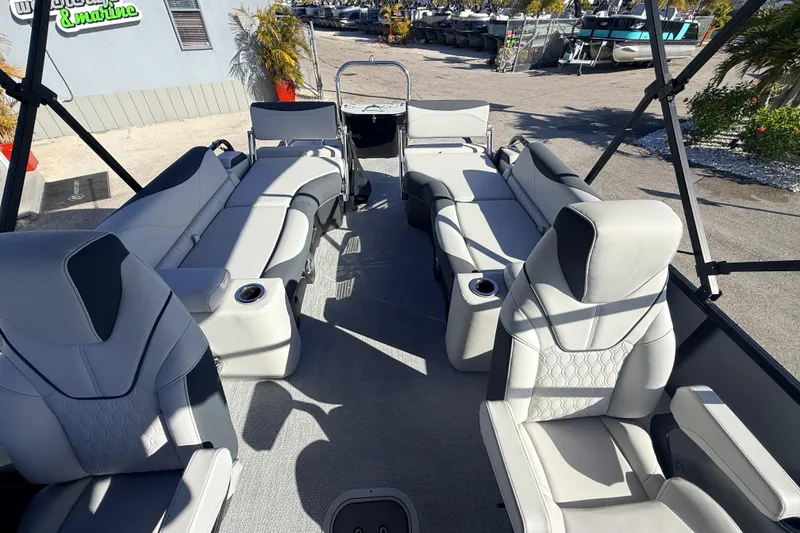 Slide: The Image of 2026 Avalon 2385 LSZ Quad Lounger Tri Toon with luxurious seating and modern design. - 19