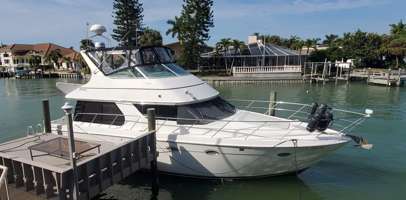Slide: The Image of Carver Yachts 450 Voyager Pilothouse 1999 - 0