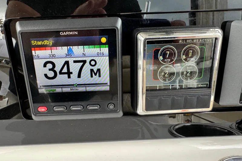 Slide: The Image of Garmin navigation display on 2017 Sea Fox 288 Commander boat dashboard. - 12