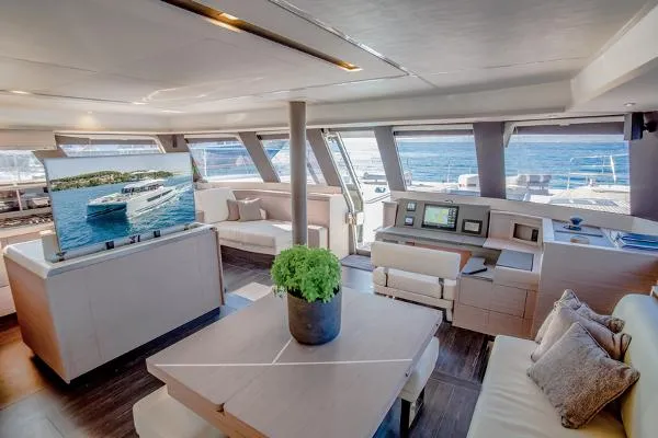 Slide: The Image of Fountaine Pajot Power Catamaran 67 2022 - 2