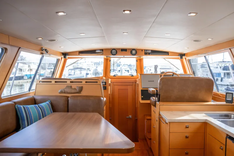 Slide: The Image of Luxurious interior of a 2013 Coastal Craft 45 yacht with modern amenities and elegant design. - 20