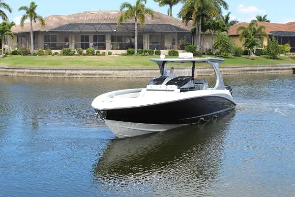 Slide: The Image of Mystic Powerboats M3800 2019 - 2