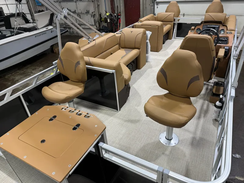 Slide: The Image of Interior of 2026 Tahoe Sport 23E80 Pontoon boat. - 22