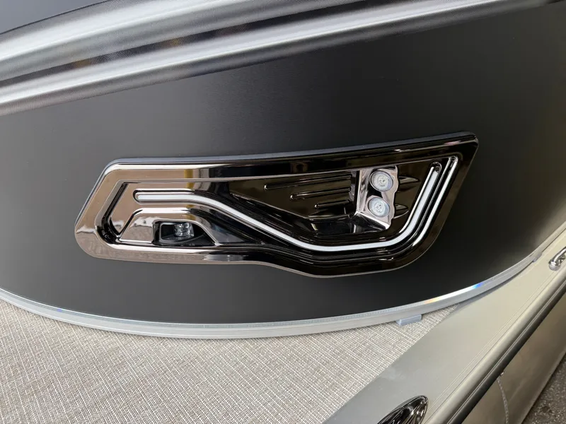 Slide: The Image of Close-up of 2026 Tahoe LTZ 2385 Elite Cruise Tritoon. - 34