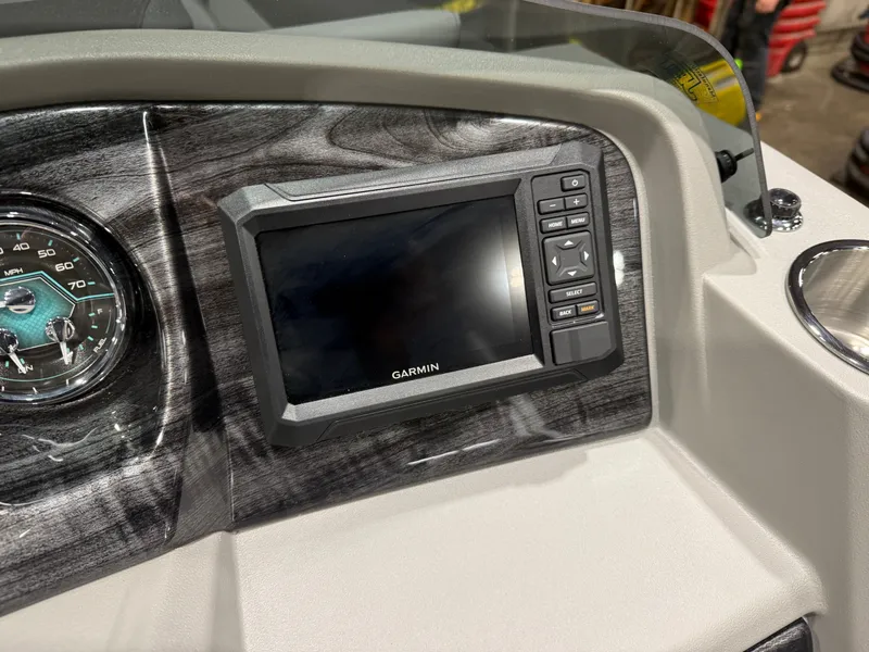 Slide: The Image of Garmin display on 2026 Tahoe LTZ 2385 Swingback dashboard. - 14