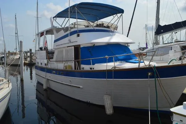 Slide: The Image of Marine Trader 40 Sundeck Trawler 1987 - 0