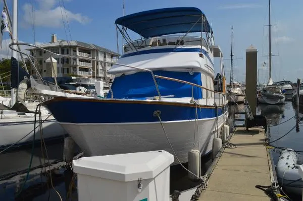 Slide: The Image of Marine Trader 40 Sundeck Trawler 1987 - 1