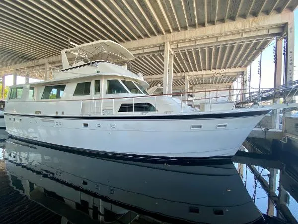 Slide: The Image of Hatteras Cockpit Motor Yacht 1985 - 0