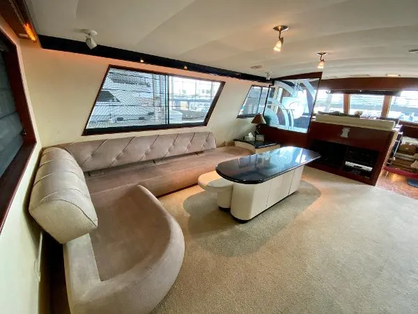 Slide: The Image of Hatteras Cockpit Motor Yacht 1985 - 11