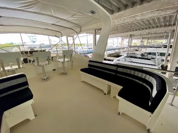 Slide: The Image of Hatteras Cockpit Motor Yacht 1985 - 7