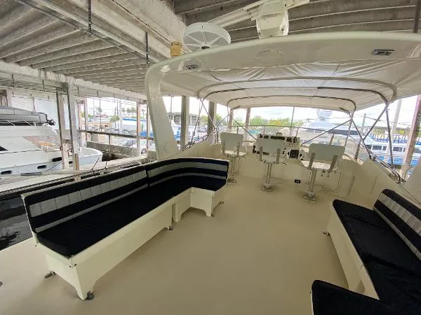 Slide: The Image of Hatteras Cockpit Motor Yacht 1985 - 8