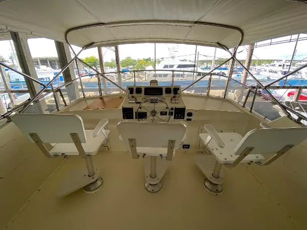 Slide: The Image of Hatteras Cockpit Motor Yacht 1985 - 9